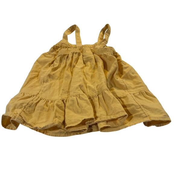 Okie Dokie Toddler Girl 5T Summer Yellow Sleeveless Shirt - Picture 4 of 4